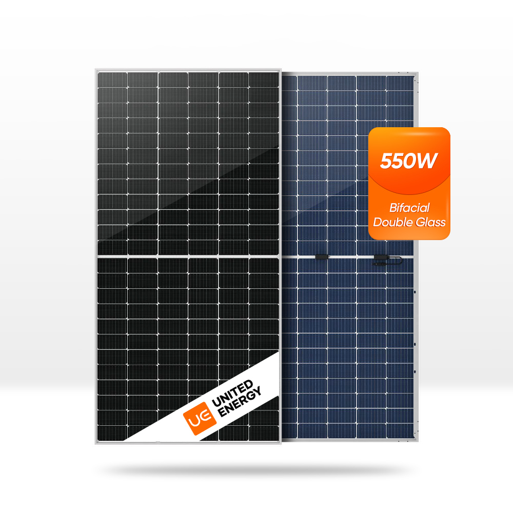 Bifacial Double Side 550w 560w Panel słoneczny Mono Perc Moduł słoneczny z certyfikatem TUV UL