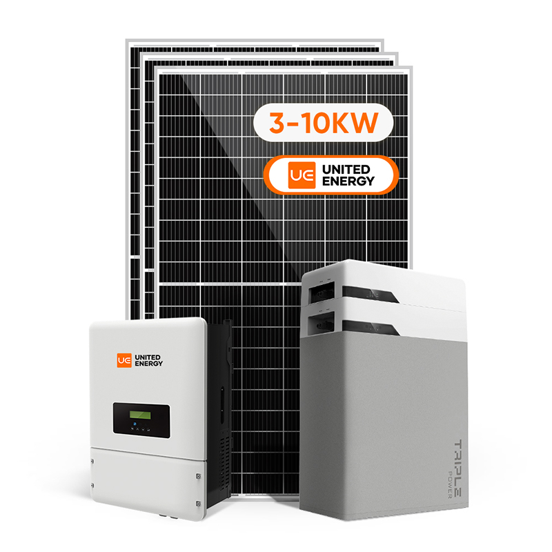 Użytkowanie mieszkalne Kompletny układ słoneczny 10KW z bateriami do domu