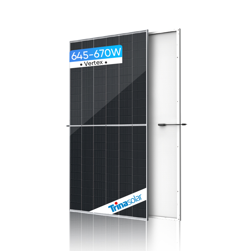 Panel słoneczny Trina Mono 660w 670w Moduł słoneczny 655w 650w dla przemysłu